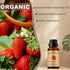 Strawberry Essential Oils 10ML, Organic 100% Pure and Natural Strawberry Essential Oil for Aromatherapy Diffuser - 0.33 Fl Oz/Strawberry