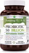 Amazing Flora Probiotic, 50 Billion with 10 Strains, 60 Veggie Capsules for Digestive & Immune Health