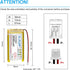 JLJLUP 2Pcs 3.7V 3000mAh Pack JST1.25mm ESP32 Lipo Battery Rechargeable Lithium Polymer Batteries with Connector