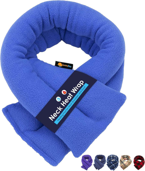 SunnyBay Microwave Heating Pad, Microwavable Neck and Shoulder Wrap for Pain Relief