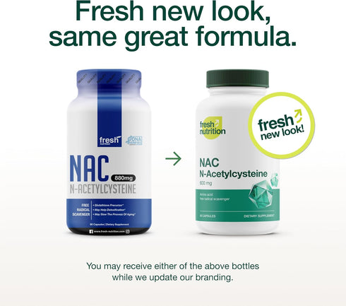 NAC Supplement - N Acetyl Cysteine - High Dosage 600mg - Pure NAC Powder - 90 Vegan Capsules