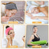 SINLAND Spa Headband for Women - 3 Counts Adjustable Makeup Hair Band with Magic Tape for Face Care and Sports