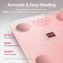 Smart Scale for Body Weight, Digital Bathroom Scale with BMI, Body Fat Monitor, Smartphone App, Compact Size, 400lb