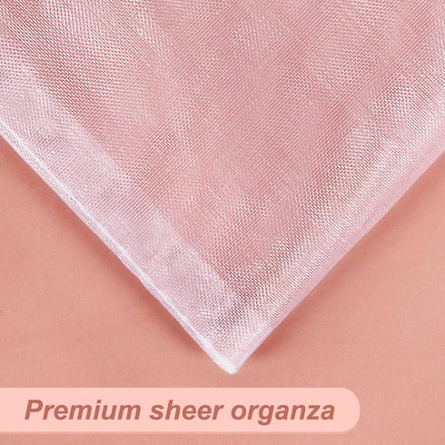 HRX Package 100pcs White Organza Bags, 4x6 inch Drawstring Gift Bags for Jewelry Pouches and Wedding Favors