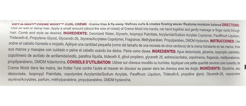 Wet and Wavy Creme Moist Curl Creme, 6.5 oz