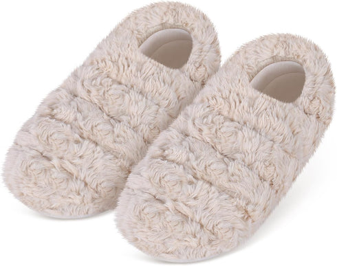 SUZZIPAD Microwavable Slippers and Foot Warmer for Bed, Microwave Heated Slippers for