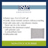 RSVP International Gentle Scrubbing Sponge for Non-Stick Cookware, Porcelain & Glass, Dishwasher Safe, 5x3.5, Silver