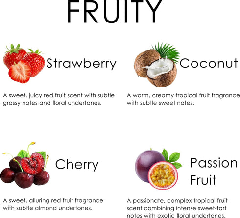 Set 8 (10mL) Essential Oils - Top Blends for Diffusers, Candle Making Scents, Fragrance, Aromatherapy, Gifts - Coconut