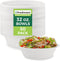 Freshware Paper Bowls, Disposable 32 oz Soup Bowl, 50-Pack Biodegradable Sugarcane Fiber Serving Bowls