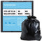 18 Gallon Extra Strong Trash Bags, 1.5 MIL Tall Kitchen Garbage Bags, Unscented, Black, 36 Count