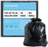 18 Gallon Extra Strong Trash Bags, 1.5 MIL Tall Kitchen Garbage Bags, Unscented, Black, 36 Count