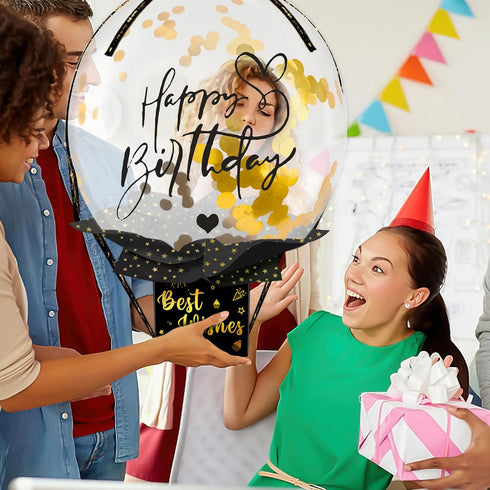 Set, UQM Upgraded Birthday Money Box for Cash Gift Pull, Funny Pull Money Balloon Box Happy Birthday Surprise Birthday