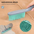 Conliwell Rubber Broom Carpet Rake for Pet Hair, Portable Detailing Lint Remover Brush with Squeegee