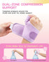 Wrist Brace for Carpal Tunnel with Soft Thumb Opening Adjustable Compression Wrist Support for Women Men, Pain Relief