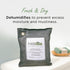 Moso Natural Air Purifying Bag, 200g (7.05oz) 3 Pack, Scent Free Odor Eliminator for Cars, Closets, Bathrooms