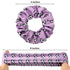 Poen 8 Pieces Colorful Soccer Hair Scrunchies, Elastic Bands, Ponytail Holders for Girls Women