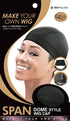 Qfitt Spandex Dome Style Ultra Stretch Wig Cap, 6 Pack, #5017