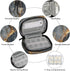 Skerhhux 7 Black Gold Marble Pill Case Travel Pill Organizer Weekly Day Portable with Zipper Medicine Box Pill Case