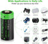 CR123A 3V Lithium Battery (6 Pack), Long-Lasting Non-Rechargeable for Home Security Sensor, Motion Sensor, Flashlights