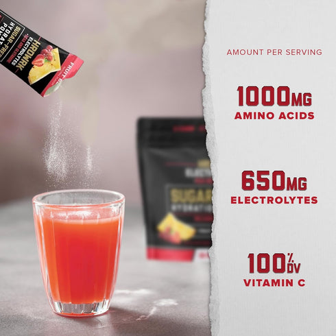 HRDWRK Electrolytes Powder Packets, Sugar Free, 30 Electrolytes Powder Packets with Magnesium & Potassium