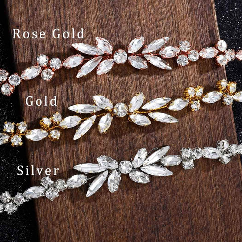Unicra Wedding Hair Combs Bridal Headpieces, Crystal Wedding Hair Accessories for Brides (Silver)