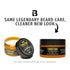 Live Bearded Beard Butter, 3 fl oz - All-Natural Leave-in Conditioner with Shea | Tombstone Scent - Sweet Tobacco, Cedar