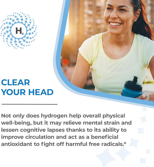 True Nano H2 with Garlic by H2 Universe - Molecular Hydrogen with Active Nanobubbles, 60 Capsules