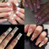 Nail Charms, 1000Pcs 3D Flower Design, White Acrylic, Metal, Pearl, Mixed Sizes for Women Nail Decorations