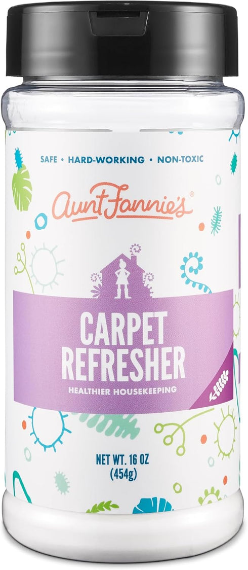 Aunt Fannie's 16 Ounce Carpet Refresher - Odor Neutralizer & Deodorizer for Homes with Pets, Lavender Scent (Pack of 1)