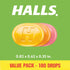 Pack, 180 HALLS Defense Assorted Citrus Vitamin C Drops, Value Drops