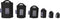 MDF Instruments Latex-Free Large Adult Replacement Blood Pressure Monitor Cuff - Double Tube - Black (MDF2080460-11)