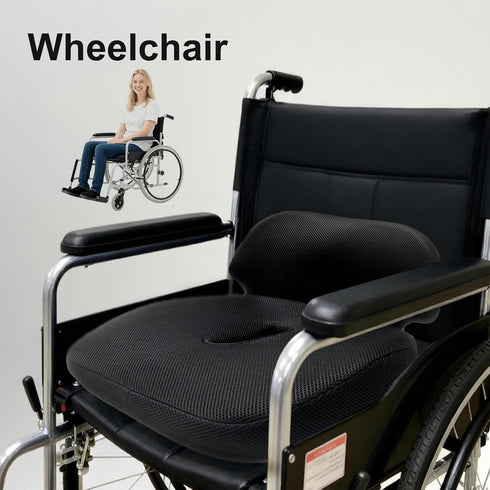 Memory Foam Seat Cushion for Office Chair, Wheelchair Cushions,Hemorrhoid Pillow,Lower Back Support,Bed Sore Cushions