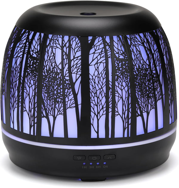 kakoda Large Essential Oil Aromatherapy Diffuser for Home Bedroom Metal Hollow Decorative Room
