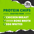 Pack, 1.34oz Pack 12 WILDE Protein Chips Variety High Protein Snacks for Adults, Keto Chips, Gluten Free, Low Carb