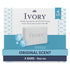 Ivory Gentle Bath Bar Soap, 4 oz (4 Count), 99.44% Pure Formula, Family-Friendly, Plant-Based Cleansers