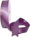 Morex Ribbon Double Face Satin Ribbon 7/8" X 50 YD Amethyst for Gift Wrapping Birthday Gift Cards Crafts