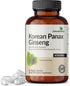 Futurebiotics Korean Panax Ginseng 1000 MG | Energy, Memory & Brain Health Support | Non-GMO, 120 Capsules