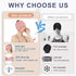 EXQUISLIFE Migraine Headache Relief Cap, Gel Ice Head Wrap, Hot and Cold Therapy for Sinus, Puffy Eyes, Tension Relief