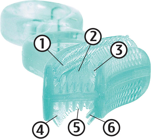 Brilliant Oral Care Baby’s First Toothbrush, Pink, Smooth Silicone Bristles for Ages 4+ Months
