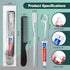 50pcs Disposable Toothbrushes with Toothpaste and Comb Floss - 4-in-1 Bulk Kit for Homeless & Hotel Use