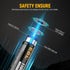 EBL AA Rechargeable Batteries, 1.2V 1100mAh High Capacity for Solar Garden Lights, Pack of 8