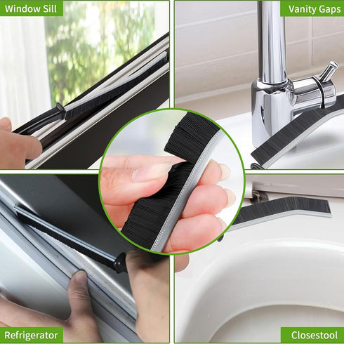 TURUM 12Pcs Set,Hard Crevice Cleaning Brush Bristle Cleaning Supplies for Kitchen, Bathroom, Corner, Grout, Sink, Cup