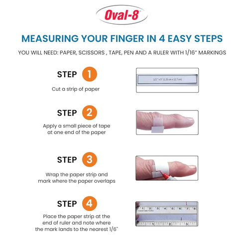 Oval-8 Finger Splints, Support for Arthritis, Trigger Finger, Size 3 (Pack of 1)