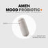 Amen Mood Probiotic Supplement 51 Billion CFU - Organic Prebiotics and Probiotics, Vegan & Non-GMO, 60 Capsules