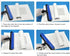 50 Sheets High-Adhesive Dust Roller Clean Paper - Superior Stickiness for Effective Dirt, Dust, and Debris Removal