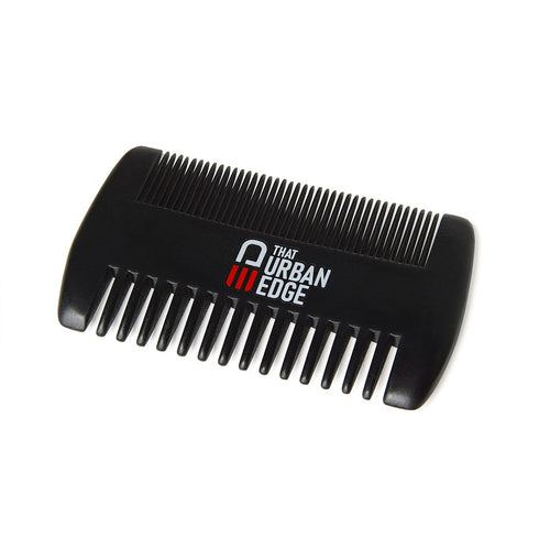 Wooden Beard Comb for Men, Dual Action Hair Comb for Fine and Coarse Beard Hair, Perfect for Grooming