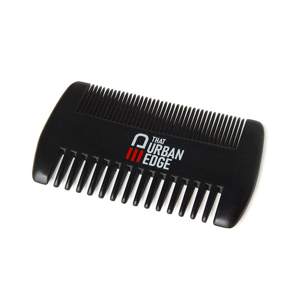 Wooden Beard Comb for Men, Dual Action Hair Comb for Fine and Coarse Beard Hair, Perfect for Grooming
