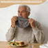 Lunluarai 3 Pack Adult Bibs for Seniors Men Women, Soft Cotton Absorbent Drooling Bibs, Adjustable Clothing Protector