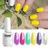 Vishine 6 Colors Gel Nail Polish Set - Rainbow Candy Nail Art Gift Box, Soak Off UV LED Gel Polish Kit 8ml
