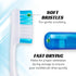 Lingito Travel Toothbrushes, Soft Mini Toothbrush with Cover, Portable Toothbrush Kit (3 Pack)